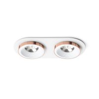 RENDL SHARM R II zápustná bílá měď 230V LED 2x10W 24° 3000K R13240 RENDL SHARM R II zápustná bílá měď 230V LED 2x10W 24° 3000K R13240