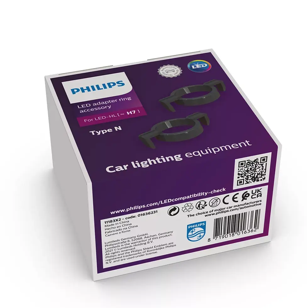Philips LED patice H7 Type N - příslušenství pro LED HL 2ks 11183X2 Philips LED patice H7 Type N - příslušenství pro LED HL 2ks 11183X2