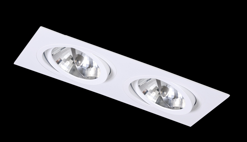 BPM Vestavn� sv�tidlo Aluminio Blanco, b�l�, 18LEDx3W, 230V 4930 4251LED.D40.3K